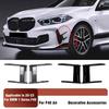 Car Front Bumper Side Spoilers For BMW 1-Series F40 118i M135i 128ti 120d Air Vent Splitter Lip Spoiler Wind Knife N2E7