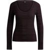 Womens/Ladies Viscose Scoop Neck Sweater Top