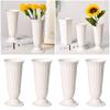 Simple Design Flower Arrangement Vase Plastic Desktop Vase Modern Flower Bottle  Office Decor