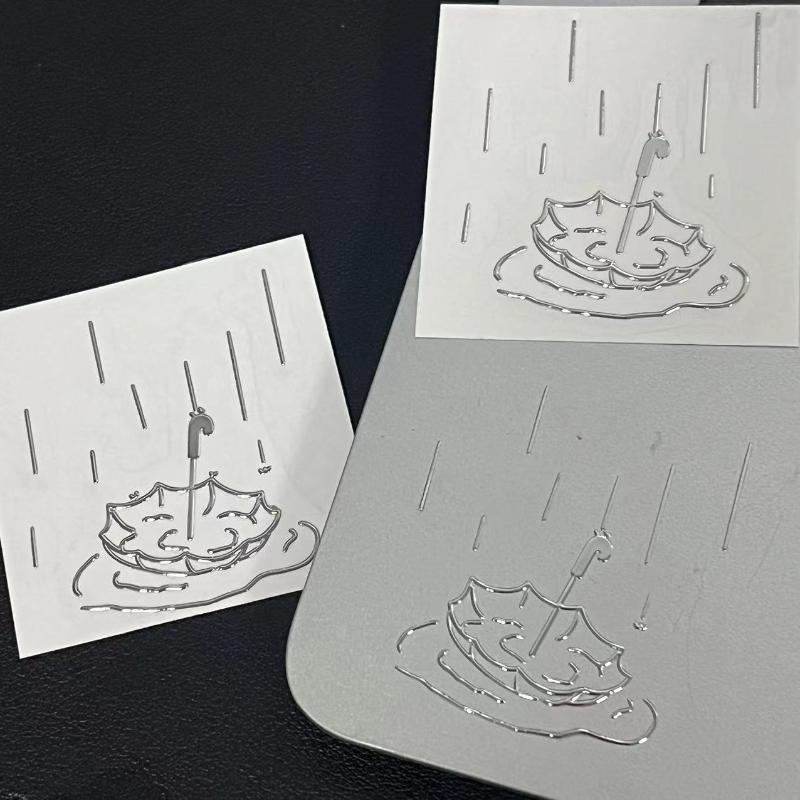 

Водонепроницаемые 3D металлические наклейки с мультяшными персонажами девочки и кота для украшения телефона, ноутбука, DIY. Креативный эстетический стиль