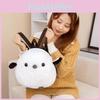 Sparrow Adorable White Plushie Backpack Cartoon Toy Bag Girls Travel Students
