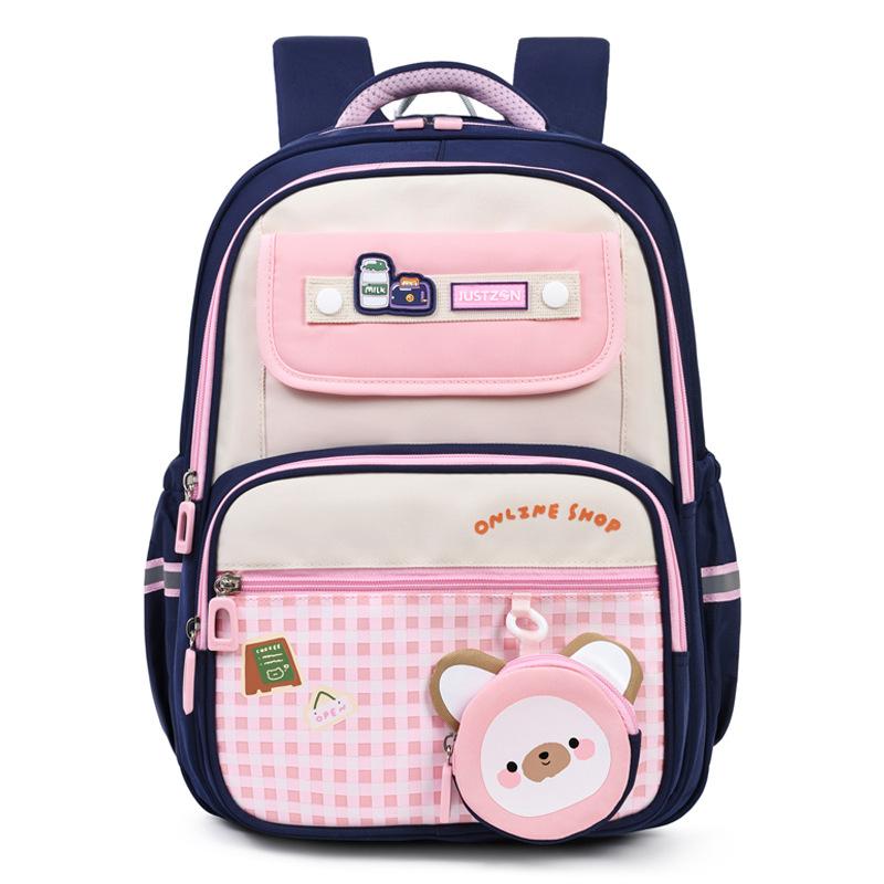 Elementary School Bags Boys and Girls Spine Care To Reduce Burden Backpacks Children's Large-capacity Student Schoolbags