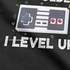 Men I Don't Get Older I Level Up SNES Controller Tshirt Pure Cotton Clothes Humorous Manga Tee Shirt Graphic Printed T-Shirt