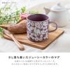 Minoru Pottery Mino Ware KUKKA Grape Mug,