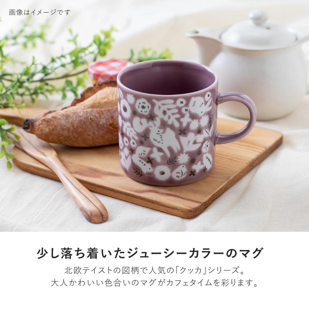 Minoru Pottery Mino Ware KUKKA Grape Mug,