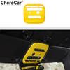 Yellow ABS  Front Reading Light Frame Trim Cover Decor Bezel for Ford Bronco 21+