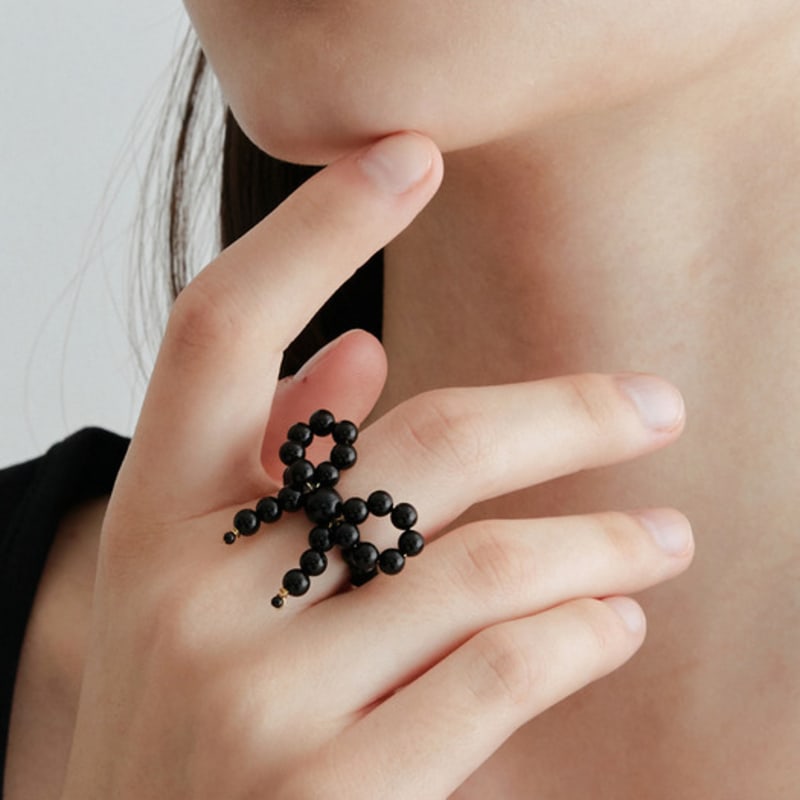 OVT-U Onyx Ribbon Ring
