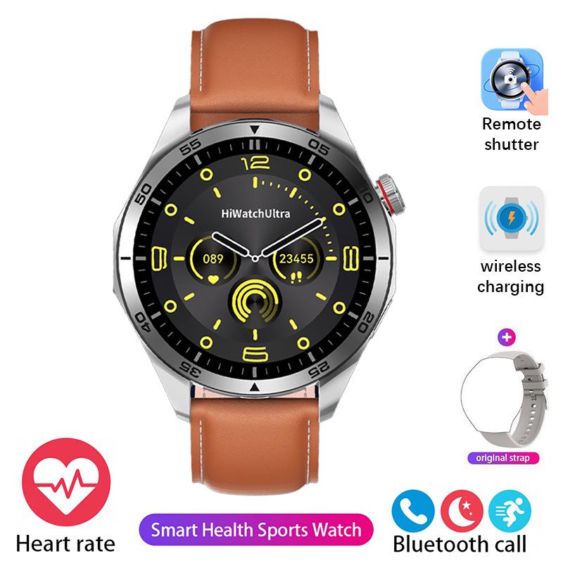 2026 Premium GT4 Smartwatch with Heart Rate & Blood Pressure Monitoring