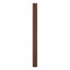 Wood Slat Acoustic Panels 8 PCS 96 x 6 inch WPC for Modern Wall Dark Teak