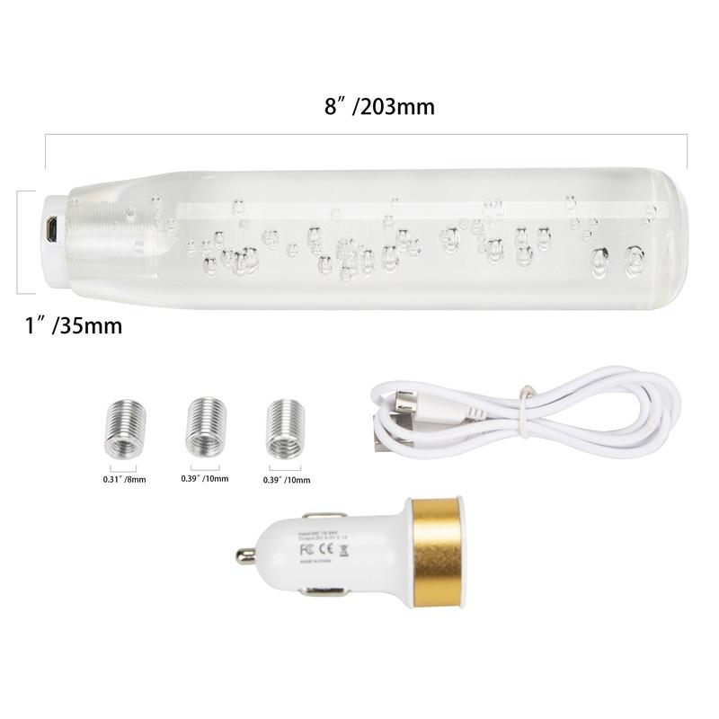 ABS Car Manual Trans Gear Shift Shifter Knob Universal RGB Shift Knob Stick with Light