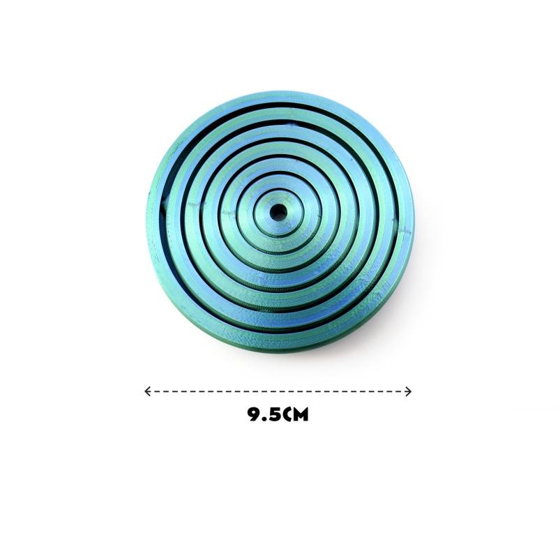 3D Printed Cross-Border Interstellar Stress Relief Toy, Spiral Polygon Push-and-Play Toy, Decorative Ornament, 3D Fun and Trendy