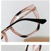 Blue Light Blocking Glasses Women Fashion Metal Frame Anti Blue Light Color Changing Dual Use High End Eyewear for Office