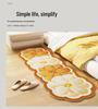 Stylish Faux Cashmere Dirt-Resistant Bedside Blanket: Absorbent, Non-Slip, Easy Care.