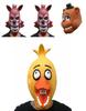 Máscara de Látex para Adulto de Five Nights At Freddy's con Estilo Freddy Chica Bonnie Foxy
