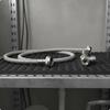 Stainless Metal Flexible Connector HeatResistant Hose Braided Water Inlet for Dryer,