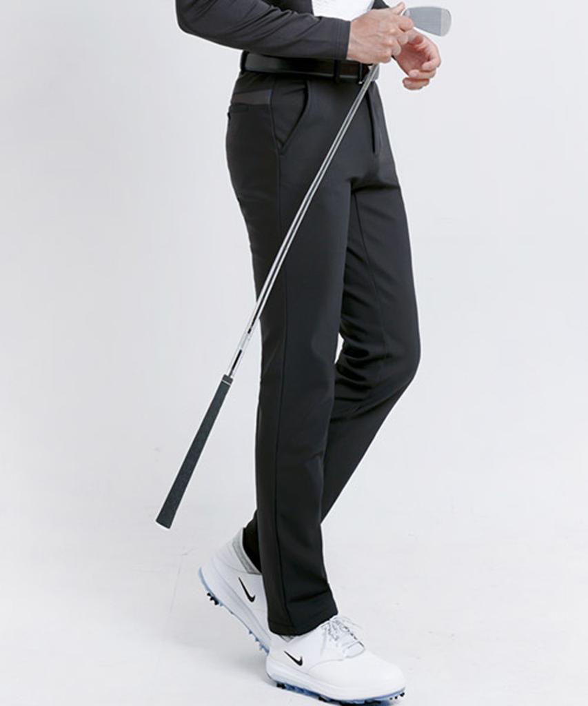 DOWNBLOW Fw Men'S Golf Wear Side-Banded Fleece-Lined Pants
