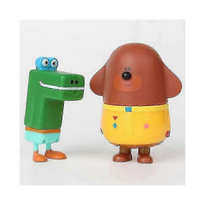 Hey Duggee Series Anime Action Figure Pvc Desktop Car Ornament Birthday Gift for Kids Fans -yx