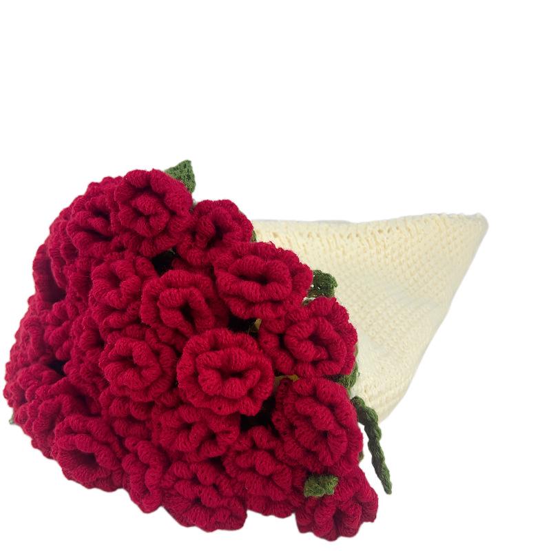 Valentinstag Rosenstrauß Decke - Perfektes Geschenk für Freundin oder Hochzeit