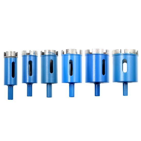 25-50mm Diamond Drill Bit Sharp Edges Fast Chip Removal Long-Lasting Slotted Hollow Diamond