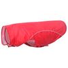 Dog Raincoat with Reflective Strips Polyester Red 4XL