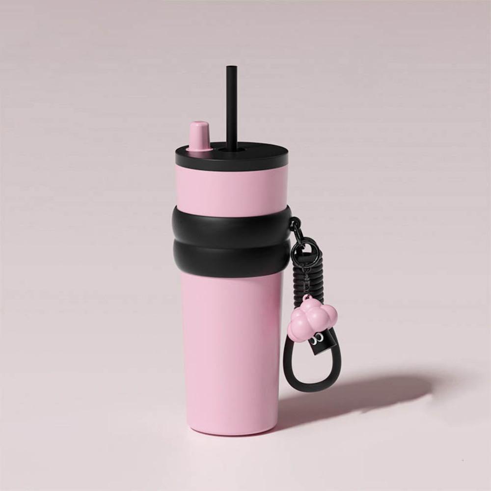 316 Stainless Steel Insulated Cup Bow Thermal Water Bottle Vacuum Cup  for Student Children