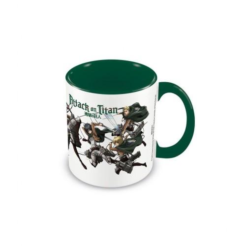 

Внутренняя двухцветная кружка Attack On Titan One Size