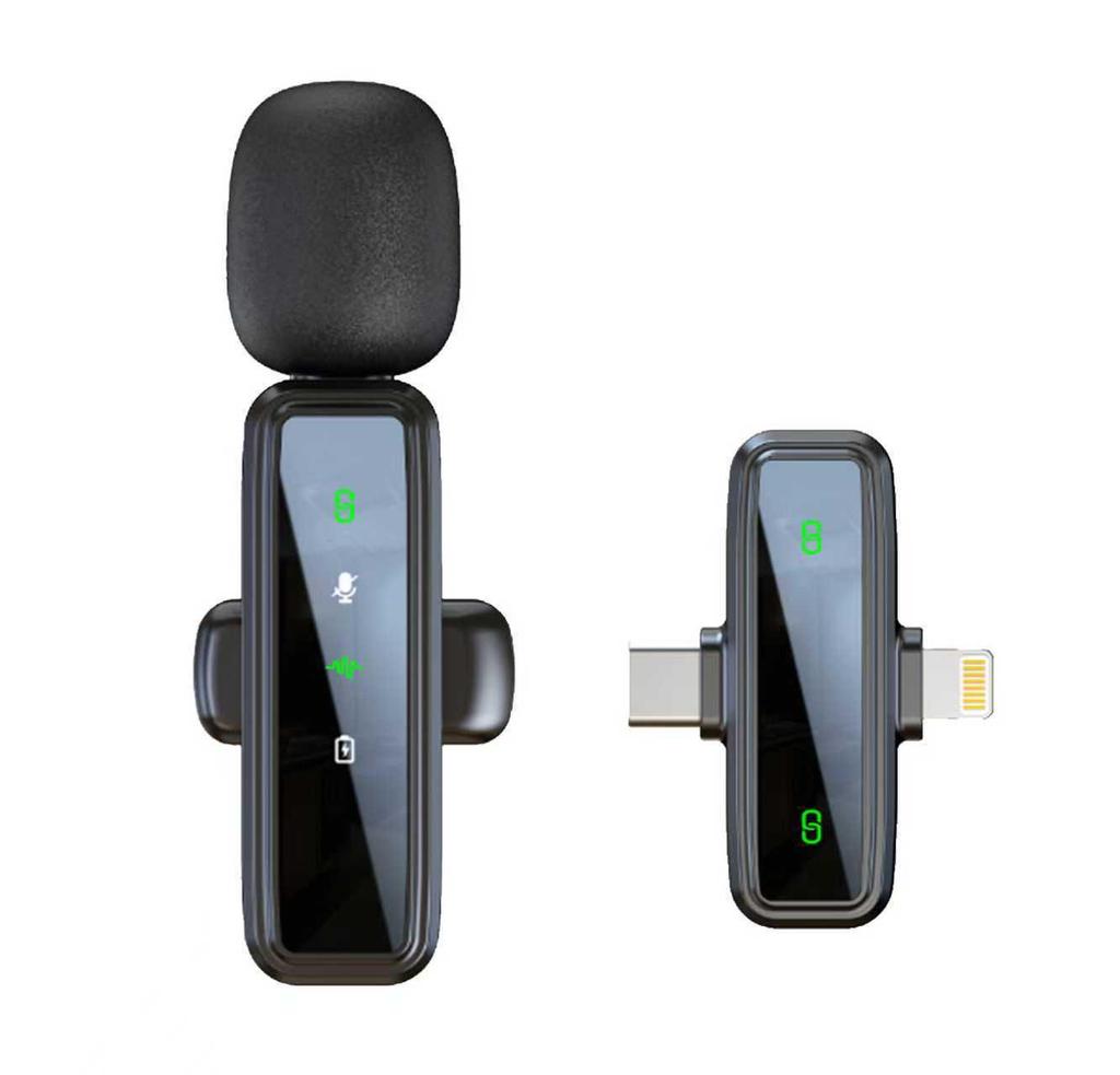 New J81 Lavalier Microphone: Smart Noise Reduction, Wireless J82 Three-in-One Mic