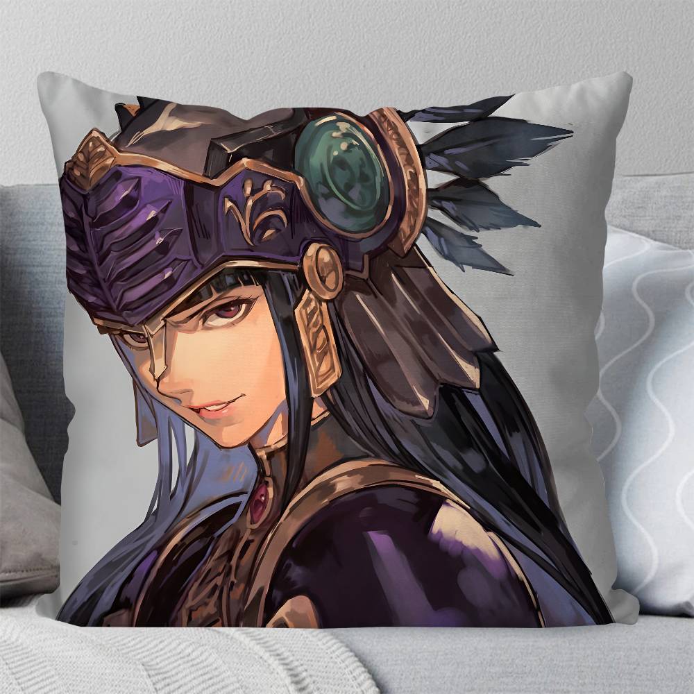 Lenneth Game VValkyrie Anatomy Pillow Case Fashion Square Pillowcase Bedroom Sofa Room Ins Decoration Leisure