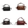 Color Boston Solid Bag Handbag Single Shoulder Crossbody Bags Fashion Women
