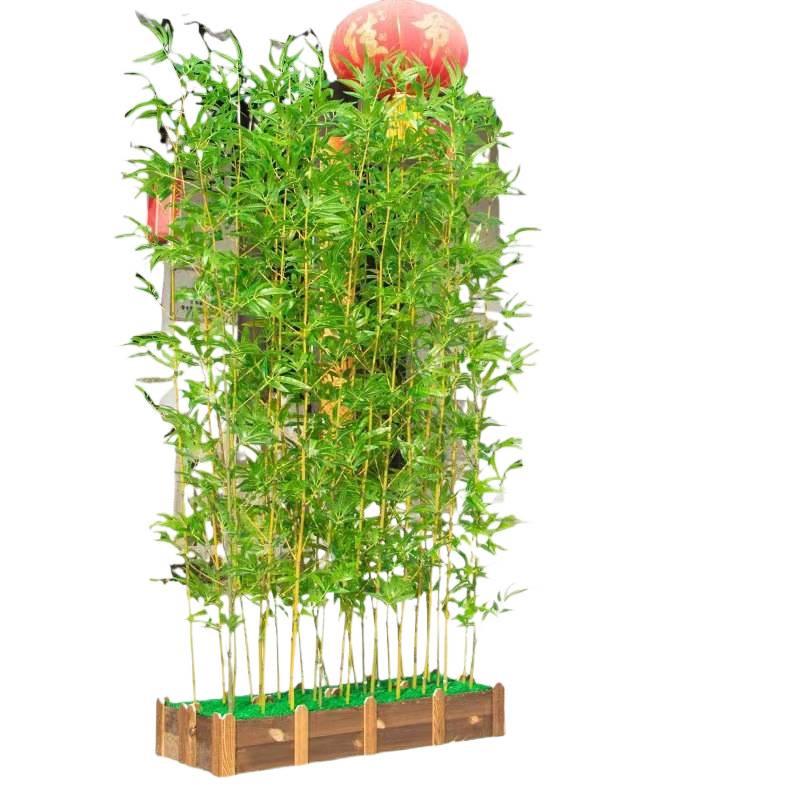 Artificial Bamboo Screen: Indoor/Outdoor Decorative Partition, Bonsai Style, Encrypted Greenery Landscaping