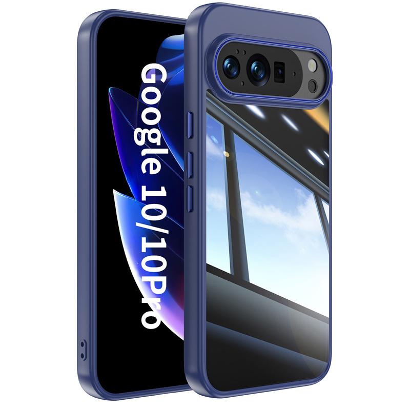 

Simple Transparent Hard Acrylic Shockproof Armor Phone Case For Google Pixel 10 9 Pro XL 8A 9A Camera Lens Proteciton Back Cover Google Pixel 9 Pro