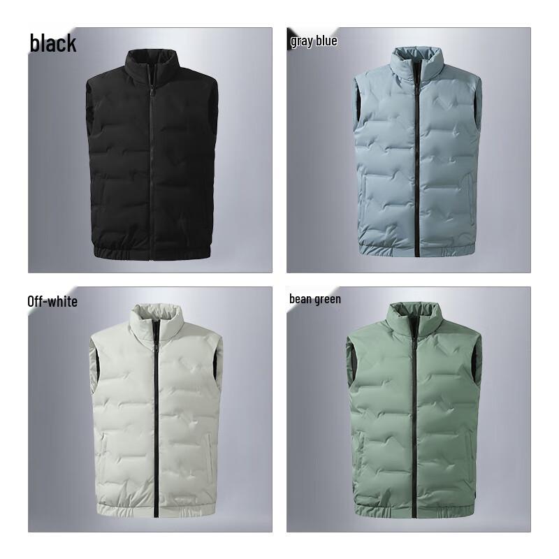 ROMON Men's 80% Duck Down Stand Collar Vest