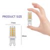 10 Adet AC220V G9 Lamba Dim Edilebilir 5W PC Seramik Titreşimsiz 2835SMD 32LED Süper Parlak LED Ampul Ev Aydınlatması İçin