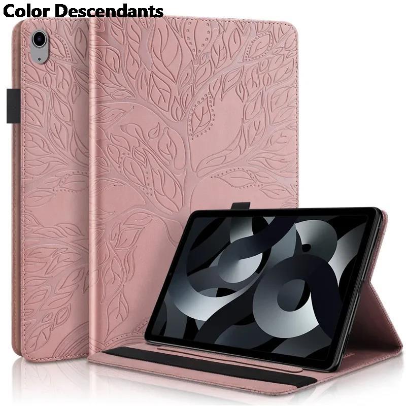 Tablet Coque for IPad A16 Case Emboss Tree Flip Wallet Stand Cover for Funda IPad 11 11th Generation 2025 Case Capa
