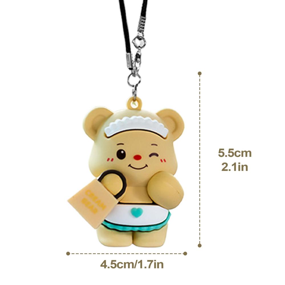 

Качающийся автомобильный орнамент медведь авто подвесное украшение украшение для салона автомобиля милые автомобильные аксессуары для мужчин женщин автомобиль грузовик кулон коричневый