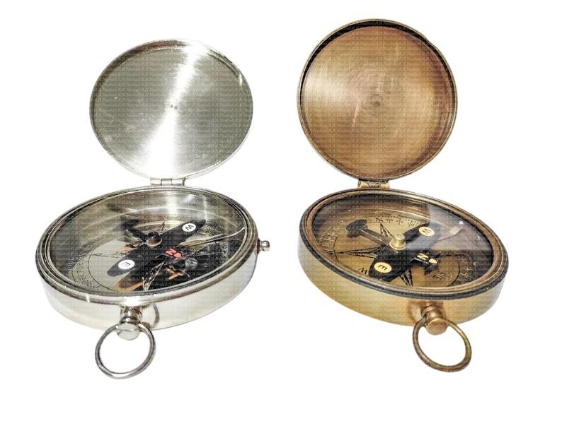 Poem Flight Compass, Paper Weight Pocket Compass, Desk Compass, Nautical Decor Handmade, Gifts For Dad, Retirement Gift, Christmas Decor