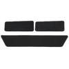 Conjunto de 3 Tapetes de Degrau Para VW Transporter T5 T6 Preto Antiderrapante Tapetes de Porta Para Campervan Porta Deslizante & Porta do Condutor & Passageiro
