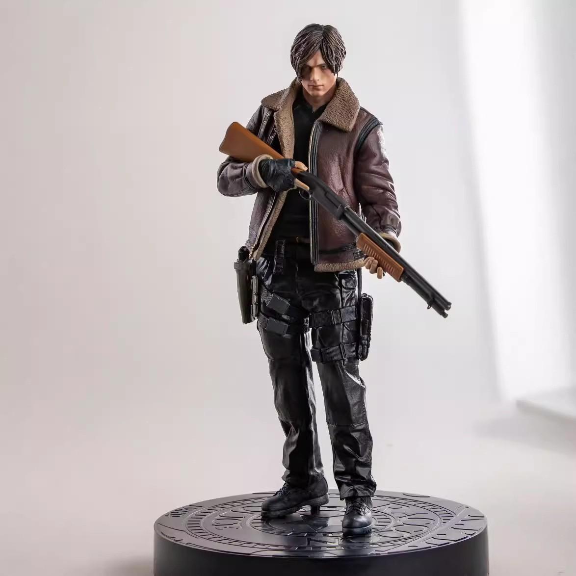 

32cm Limited Edition 1/6 Scale Leon Rpd Uniform Action Figure Boxed Collectible Model Desktop Ornament For Game Fans