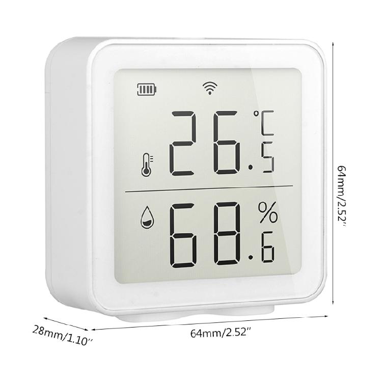 Digitales Thermometer Feuchtigkeitsmonitor mit App-Benachrichtigungen Feuchtigkeitssensor Innenbereich