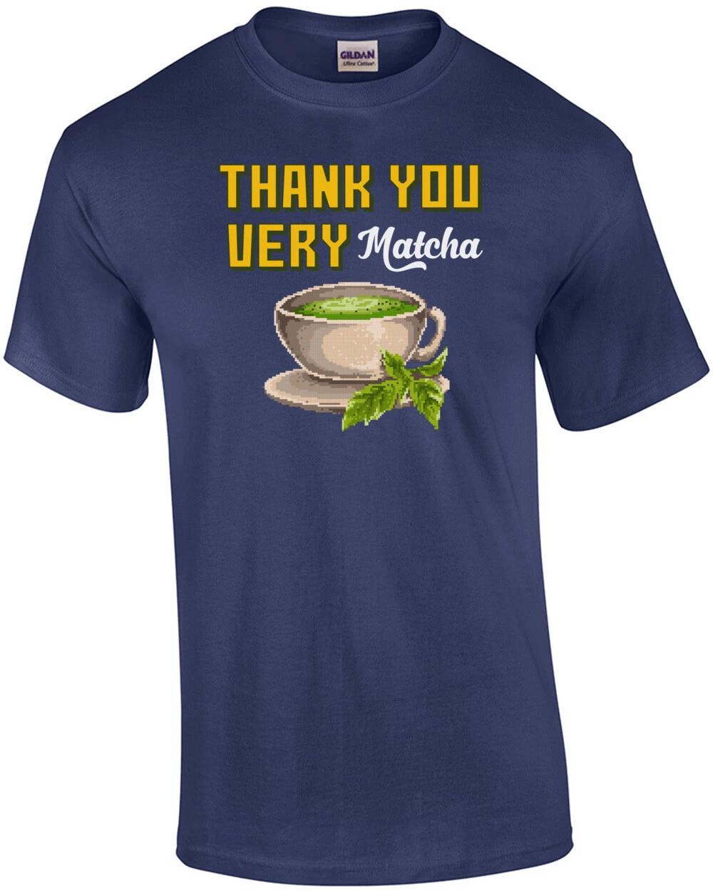 

Thank You Very Matcha Retro T-Shirt 4XL