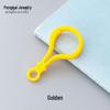 DIY Jewelry Accessories: Candy Color Plastic Buckle Set (Question Mark, Bag, Light Bulb, Gourd).