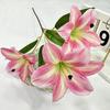 Plant Simulated Lilium Spp Wedding Hotel Restaurant Desktop Decoration Props