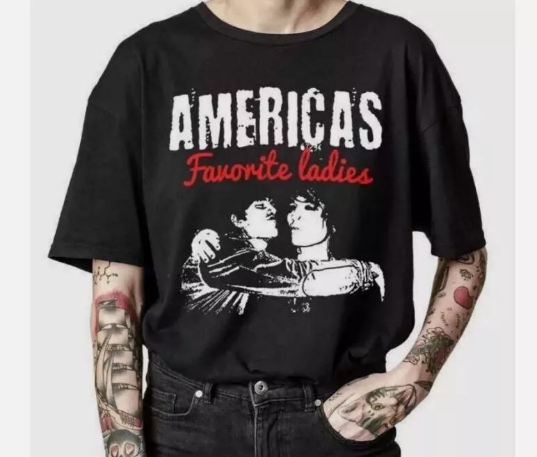 

America s Favorite Ladies 100% Cotton T-shirt Mens Tees Top Jake Webber Johnnie Guilbert 2XL