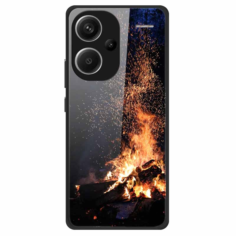 For Redmi Note 13 Pro Plus 5G Case Pro+ Tempered Glass Hard Fundas for Xiaomi Redmi Note 13 Pro Note13 5G Cover Coque Luxury