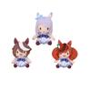 3pcs Novelty Plush Toy Gift Doll (without Label)