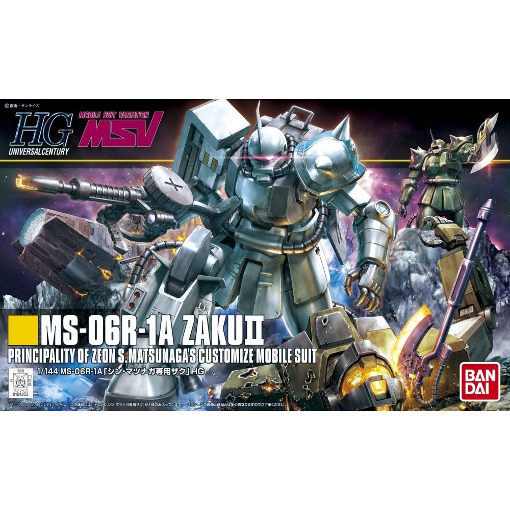 BANDAI SPIRITS HGUC 1 144 MS 06R 1A Шин Мацунага Эксклюзив Zaku II