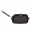 Staub Square Grill Pan, 24cm, Black, 1202123