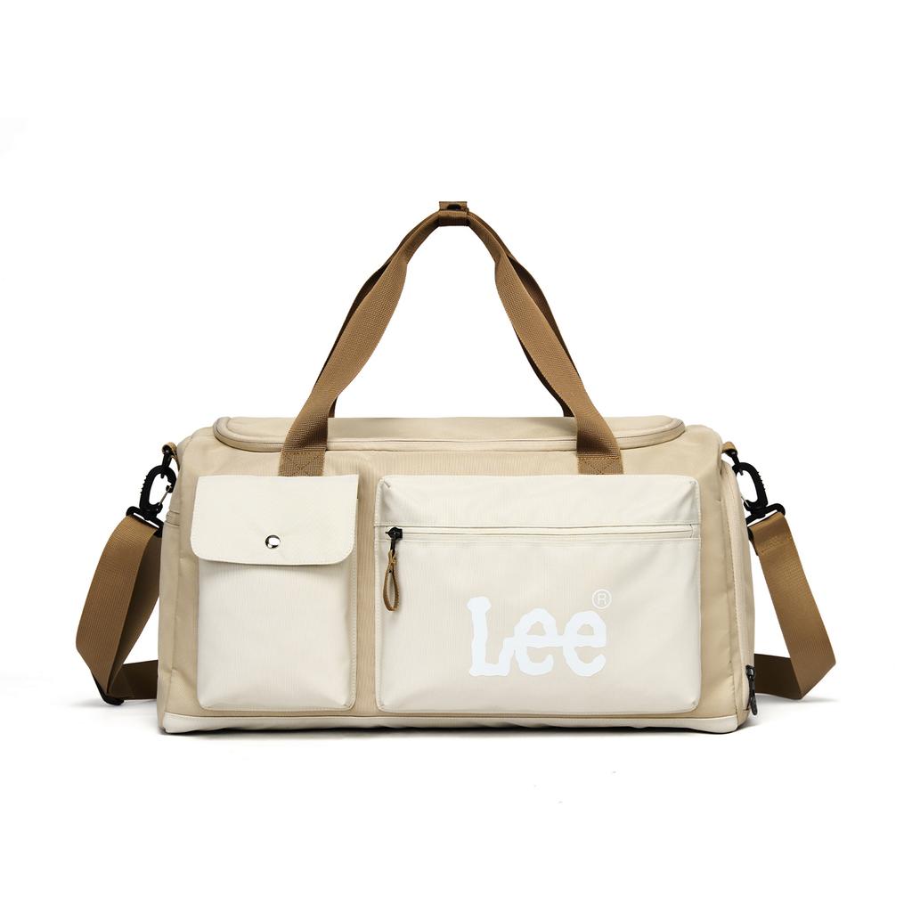 New Lee Fabric Multifunction Shoulder Bag, Crossbody Bag, Gym Bag Unisex Khaki LE240153M