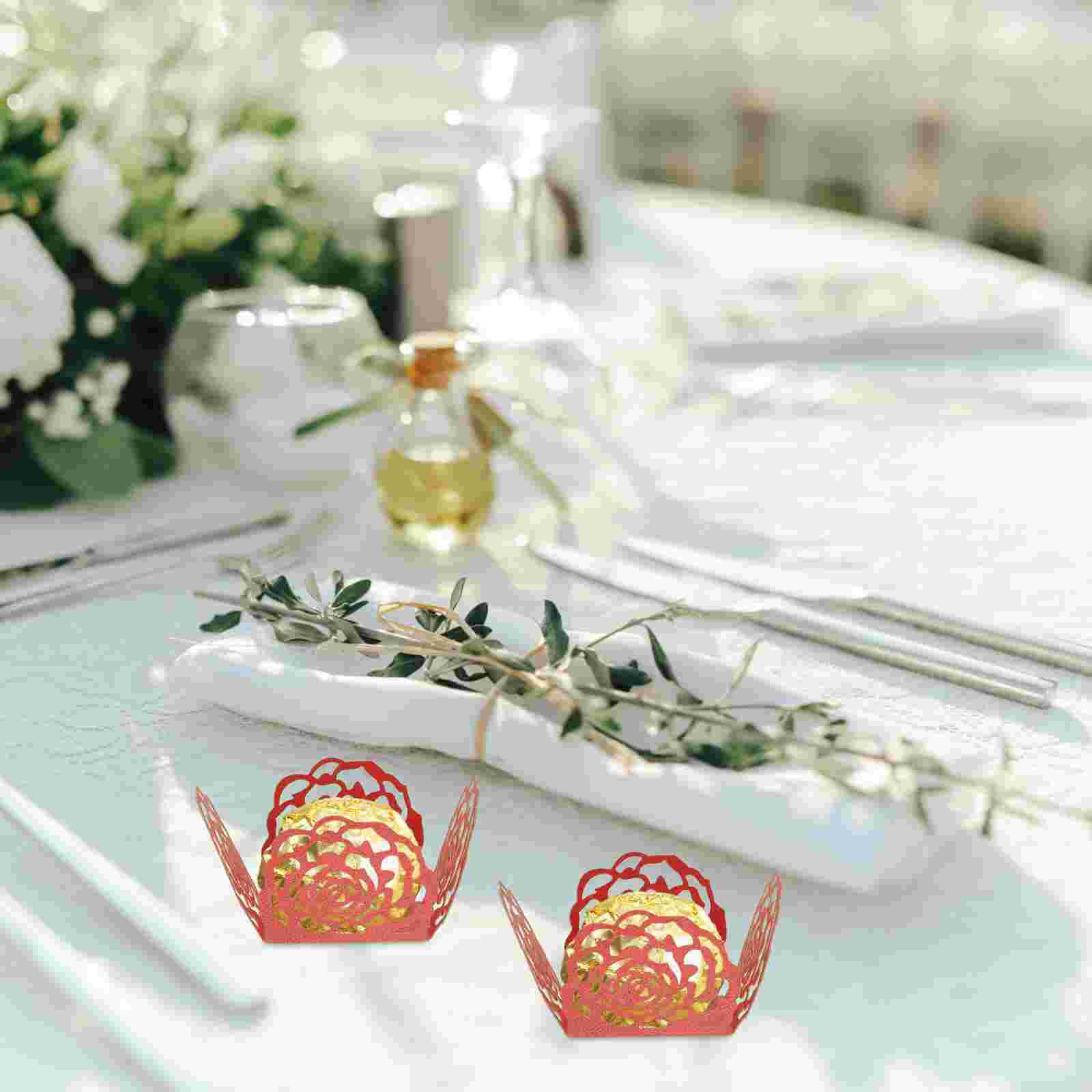 

50 шт. креативные шоколадные подносы для десертов, конфетные обертки, формочки для кексов, формочки для шоколадных батончиков, формочки для кексов с трюфелями