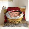 Cozy N-Nicolas Cage Headshot Pillow Cover  Comfy Cushion Cover Funny Pillow Case For Sofa Couch Bed Living Room